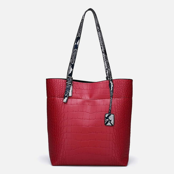 Details about   Serpentine Leather Handbag For Women With Pouch Totes Bags Top Handle Casual Bag